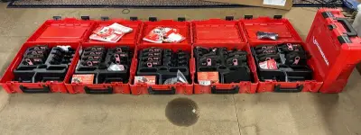 5x Koffers met in totaal 25 persbekken Rothenberger – kavel bij Onlineveilingmeester, Hoogeveen