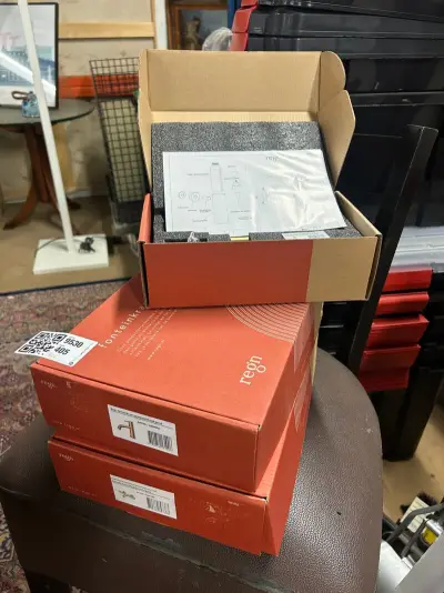Thermostatische badmengkraan, 1x fonteinkraan, 1x zeepdispenser Regn – kavel bij Onlineveilingmeester, Hoogeveen