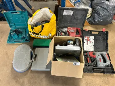 Partij (elektrisch) gereedschap en toebehoren W.o. Makita, Kress, Xceed en Elektra Beckum – kavel bij Onlineveilingmeester, Hoogeveen