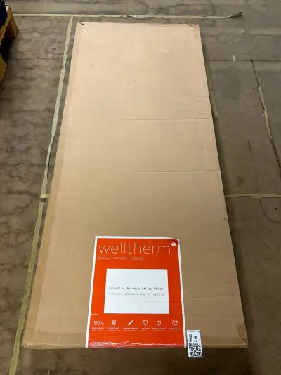 Infrarood verwarmingspaneel met spiegelglas 60 x 150 cm Welltherm – kavel bij Onlineveilingmeester, Hoogeveen