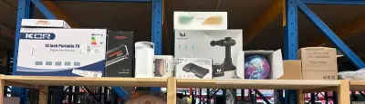 11x Elektronica en consumentengoederen w.o. massagegun W.o. KCR, Wolfbox – kavel bij Onlineveilingmeester, Hoogeveen