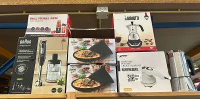 7x Huishoudelijke apparaten, keukenapparatuur W.o. Braun, Cooking, Bialetti – kavel bij Onlineveilingmeester, Hoogeveen