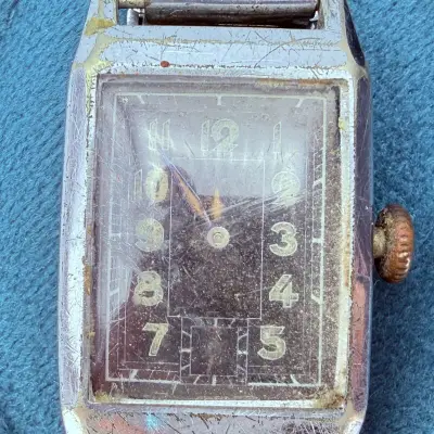 Vintage WW2 militair horloge - Werkend – kavel bij Onlineveilingmeester