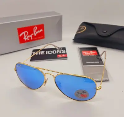5 x Rayban zonnebrillen - Aviator, Colonel, Chris, Erika color mix – kavel bij Onlineveilingmeester