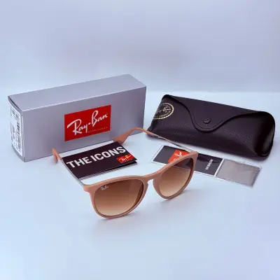 Rayban Zonnebril Erika Classic matte sand gradient brown – kavel bij Onlineveilingmeester