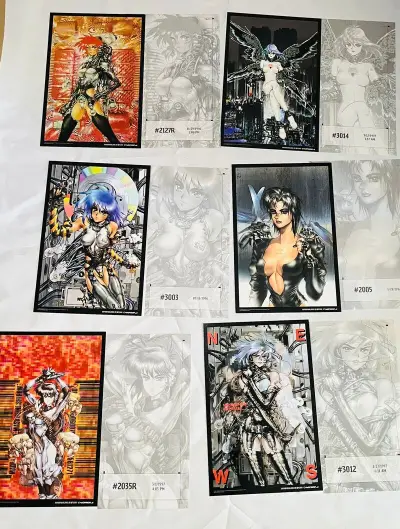 Manga Masume Shirow - Lithografische kunstwerken – kavel bij Onlineveilingmeester
