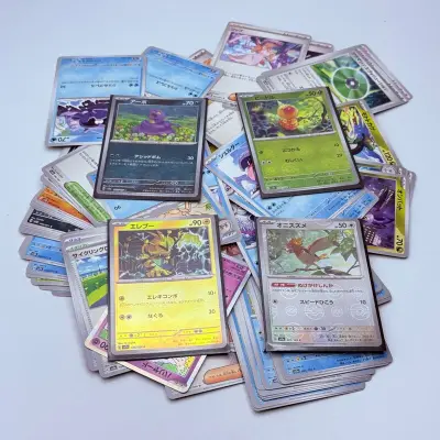 Pokemon Japan - Shiny holo en normale kaarten - 100 kaarten – kavel bij Onlineveilingmeester