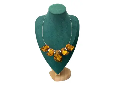 Baltisch Amber Collier met ''Sun Spangles'' – kavel bij Onlineveilingmeester