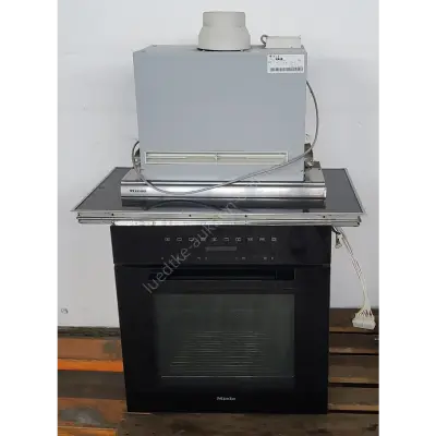 Miele Einbauherd, Ceranfeld ( ca. B=80cm x T=52cm) + Abzugshaube – kavel bij Luedtke Versteigerungen, Berlin