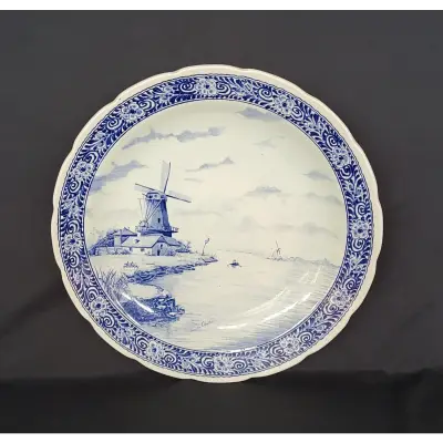Boch - großer Wandteller (Durchmesser ca. 40cm) – kavel bij Luedtke Versteigerungen, Berlin