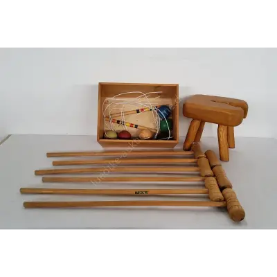 Krocket-Set – kavel bij Luedtke Versteigerungen, Berlin