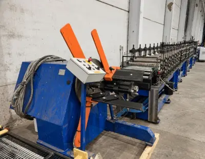 Tecnoma Complete profiel-/rolvormmachine – kavel bij Dome Auctions, Depot Deinze