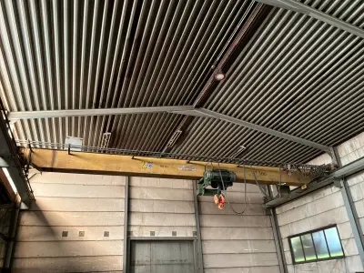 Demag ZKKE 6,3 ton x 11410 mm cc Halkraan – kavel bij Dome Auctions, Depot Deinze