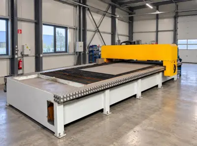 2001 Esab Pegasus CNC plasmasnijmachine – kavel bij Dome Auctions, Depot Deinze