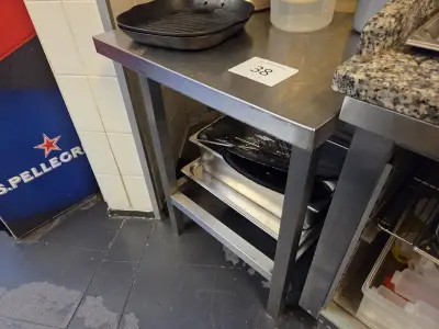 1 Rvs Werktafel – kavel bij Hammertime