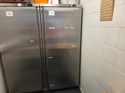 1 Rvs Vrieskast Exquisit Bf600inox – kavel bij Hammertime