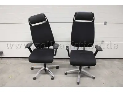 2 Drehstühle von Sedus Stoll, Modell Swing Up, mit Kopfstütze, defekt, für Bastler – kavel bij Zoll-Auktion, Berlin
