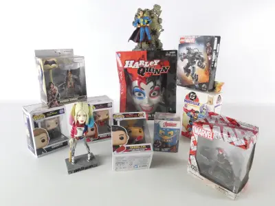 Superhelden & Popcultuur Collectibles (DC & Marvel) – kavel bij De Kringwinkel, Heverlee