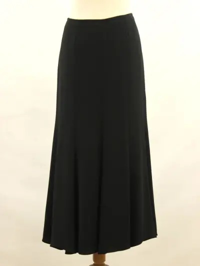 GIORGIO ARMANI - Elegante zwarte zijden maxirok - Made in Italy – kavel bij De Kringwinkel, Antwerpen