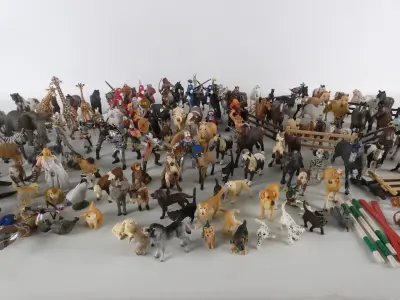 Grote verzameling Papo en Schleich figuren – kavel bij De Kringwinkel, Heverlee