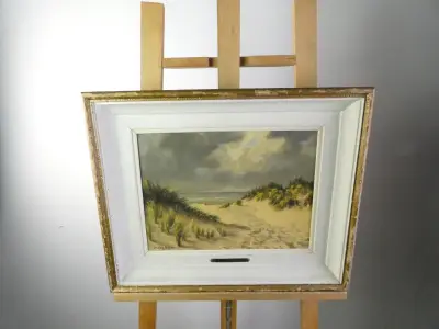 Sfeervol Romantisch-Impressionistisch Duinzicht – Jos Van Belleghem (1894–1970) – kavel bij De Kringwinkel, Heverlee