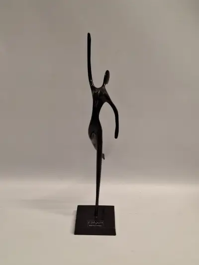 Vintage Bodrul Khalique metalen ballerina sculptuur voor IKEA – kavel bij De Kringwinkel, Gent