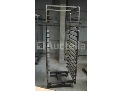 16-niveau roestvrijstalen trolley – kavel bij Auctelia, Soignies