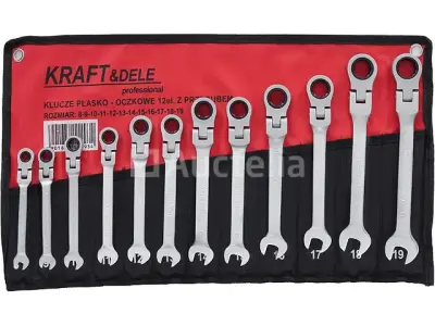 Set van 12 open-end ratelsleutels (8-19 mm) KRAFT&DELE – kavel bij Auctelia, Aye