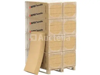 Houtvezelisolatieplaten R: 3,80 - 1220 x 575 mm, Dikte 145 mm: 49 m² – kavel bij Auctelia, Bastogne