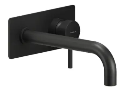 Nobili afdekset wastafelkraan uitloop 20cm zwart – kavel bij XL Auctions