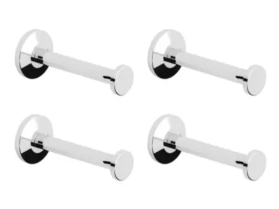 4x Beaux reserverolhouder Dax chroom – kavel bij XL Auctions