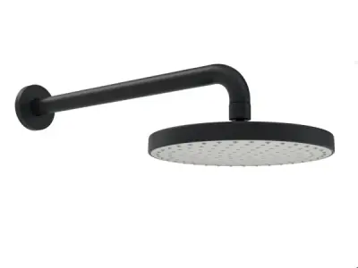 Hansa regendouche ø200mm BasicJet mat zwart – kavel bij XL Auctions