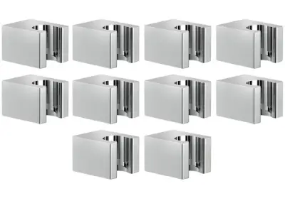 10x Beaux handdouchehouder Mans chroom – kavel bij XL Auctions