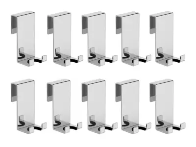 10x Beaux douchewisserhaak v/douchewand 8-10mm chroom – kavel bij XL Auctions