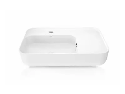 Axent opzetwastafel easyclean 52x35cm Grace wit – kavel bij XL Auctions