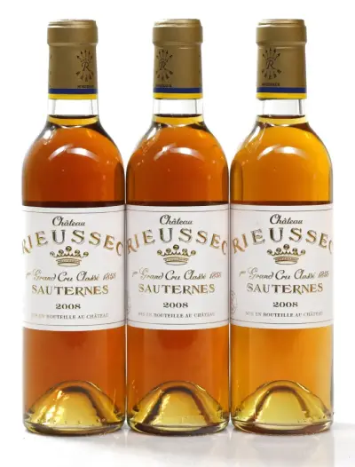 Chateau Rieussec Chateau Rieussec 2008 (3 × 0,375 l) – kavel bij Koppe & Partner Weinauktionen, Bremen