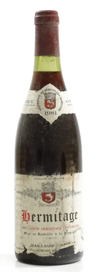 Domaine Jean-Louis Chave Hermitage rouge 1981 (0,75 l) – kavel bij Koppe & Partner Weinauktionen, Bremen