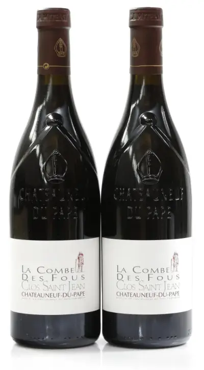 Clos Saint Jean Chateauneuf-du-Pape "La Combe des Fous" 2008 (2 × 0,75 l) – kavel bij Koppe & Partner Weinauktionen, Bremen