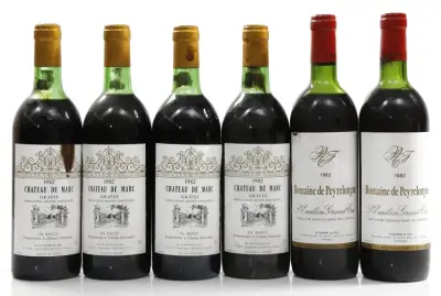 Domaine de Peyrelongue Domaine de Peyrelongue 1982 (2 × 0,75 l) – kavel bij Koppe & Partner Weinauktionen, Bremen