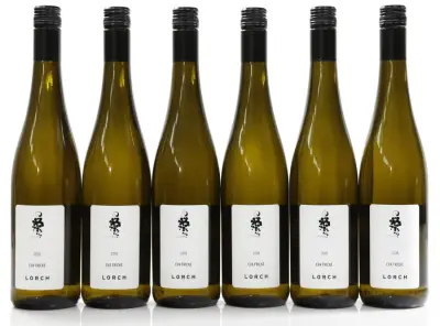 Fricke, Eva Lorcher Riesling trocken 2018 (6 × 0,75 l) – kavel bij Koppe & Partner Weinauktionen, Bremen