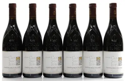 Clos Saint Jean Chateauneuf-du-Pape 2008 (6 × 0,75 l) – kavel bij Koppe & Partner Weinauktionen, Bremen