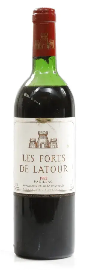 Chateau Latour Les Forts de Latour, 2e vin de Latour 1983 (0,75 l) – kavel bij Koppe & Partner Weinauktionen, Bremen