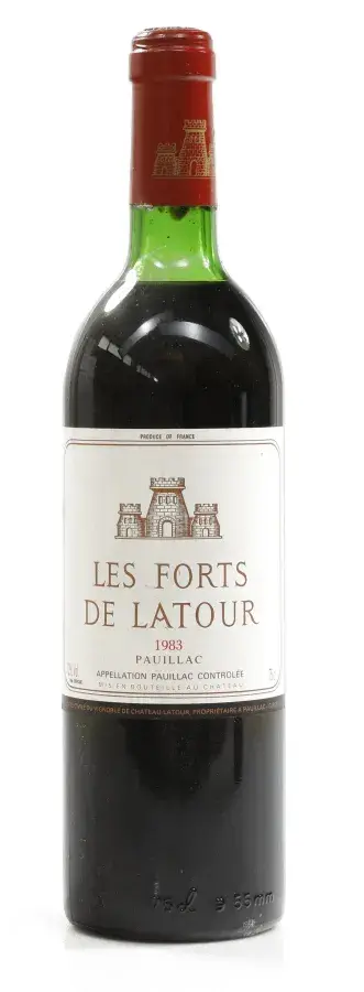 Chateau Latour Les Forts de Latour, 2e vin de Latour 1983 (0,75 l) – kavel bij Koppe & Partner Weinauktionen, Bremen