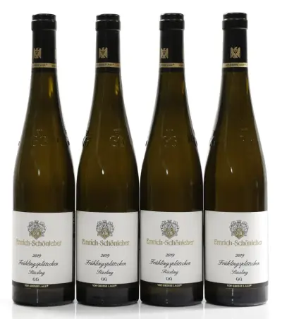 Weingut Emrich Schönleber Monzinger Frühlingsplätzchen Riesling Grosses Gewächs 2019 (4 × 0,75 l) – kavel bij Koppe & Partner Weinauktionen, Bremen