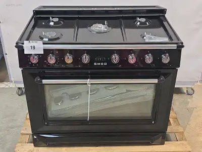 Fornuis Smeg TR90GMBL – kavel bij Auctim, Aartselaar