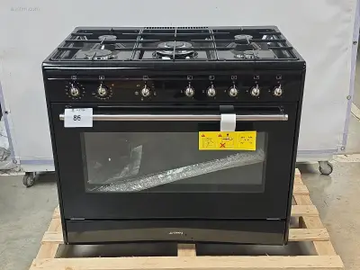 Fornuis Smeg CX91GMBL – kavel bij Auctim, Aartselaar