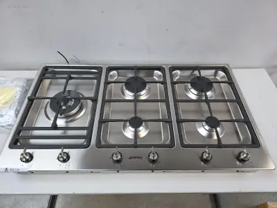 Kookplaat Smeg PS906-5 – kavel bij Auctim, Aartselaar