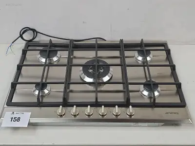 Kookplaat Smeg P272XGH – kavel bij Auctim, Aartselaar