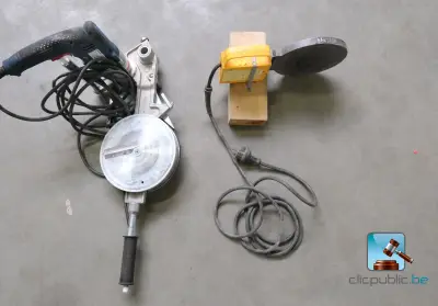 Set met lasspiegel en schaaf – kavel bij Clicpublic, Nivelles