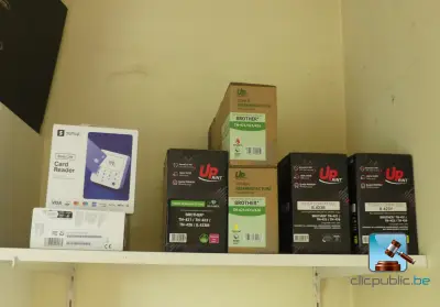 Set met verbruiksartikelen voor printers en betaalapparatuur – kavel bij Clicpublic, Péronnes